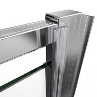 Душевая дверь Vincea Intra VDP-1I9010CL, 90/100 см, распашная, стекло прозрачное, хром