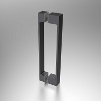 Душевая дверь Vincea Alpha 60 см, стекло прозрачное, профиль воронёная сталь, gunmetal, VDP-3AL600CLGM