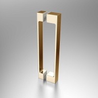 Душевая дверь Vincea Alpha 70 см, стекло прозрачное, профиль золото брашированное, VDP-3AL700CLG