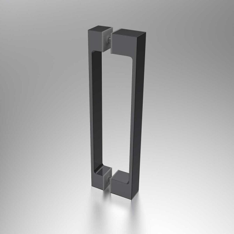 Душевая дверь Vincea Alpha 80 см, стекло прозрачное, профиль воронёная сталь, gunmetal, VDP-3AL800CLGM