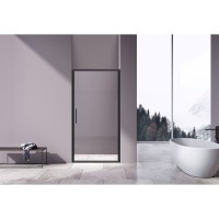 Душевая дверь Vincea Slim VDP-4SL100CLB, 100 см, стекло прозрачное, профиль черный