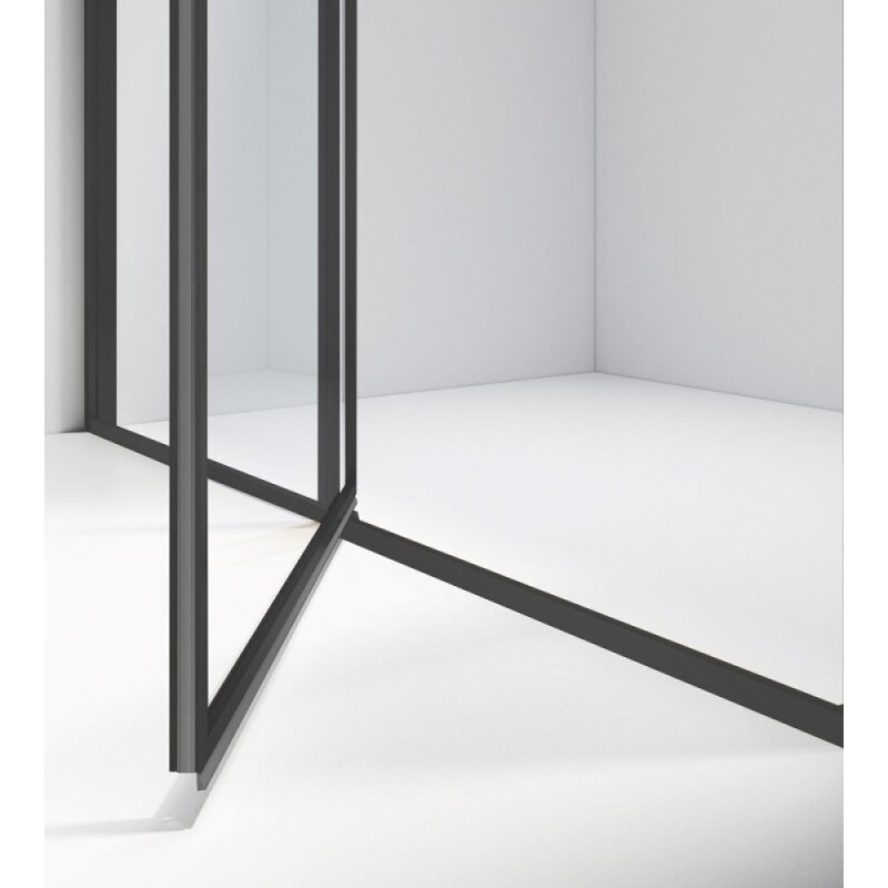 Душевая дверь Vincea Slim VDP-4SL120CLB, 120 см, стекло прозрачное, профиль черный