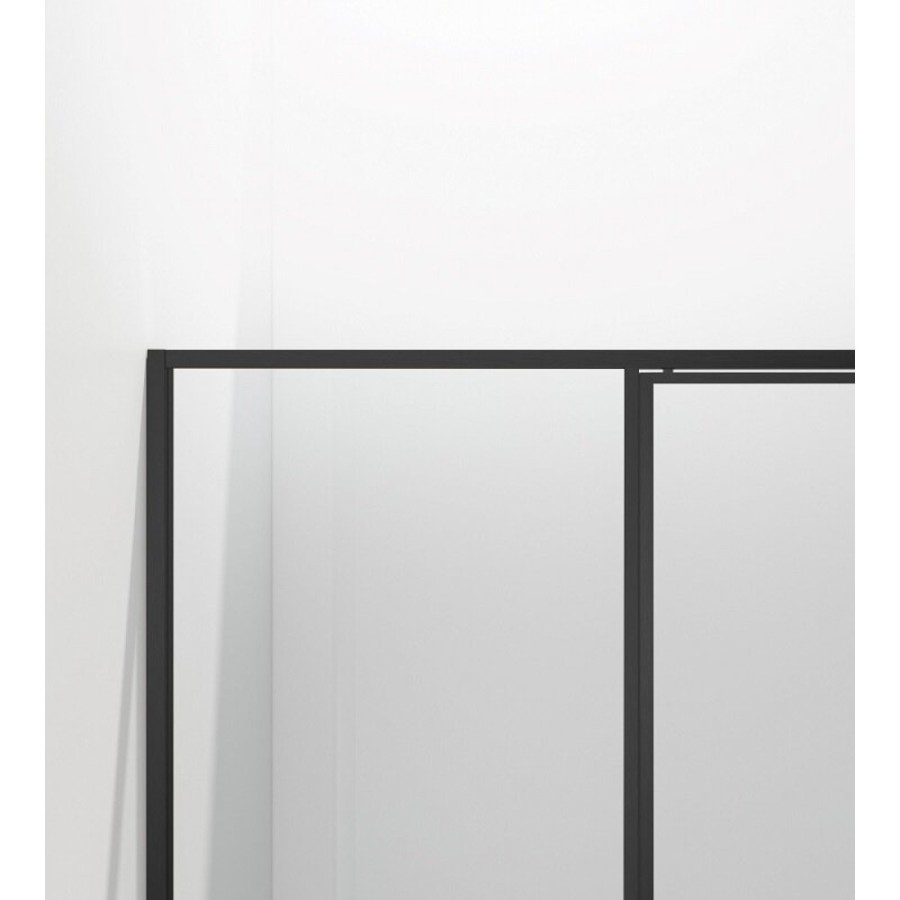 Душевая дверь Vincea Slim VDP-4SL120CLB, 120 см, стекло прозрачное, профиль черный