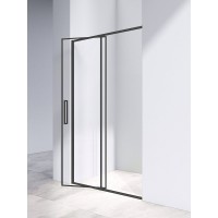 Душевая дверь Vincea Slim VDP-4SL120CLB, 120 см, стекло прозрачное, профиль черный