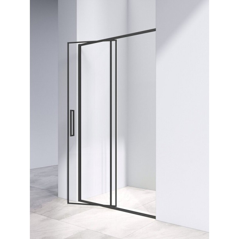 Душевая дверь Vincea Slim VDP-4SL120CLB, 120 см, стекло прозрачное, профиль черный