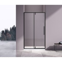 Душевая дверь Vincea Slim-N VDP-4SN100CLB, 100 см, распашная, стекло прозрачное, профиль черный
