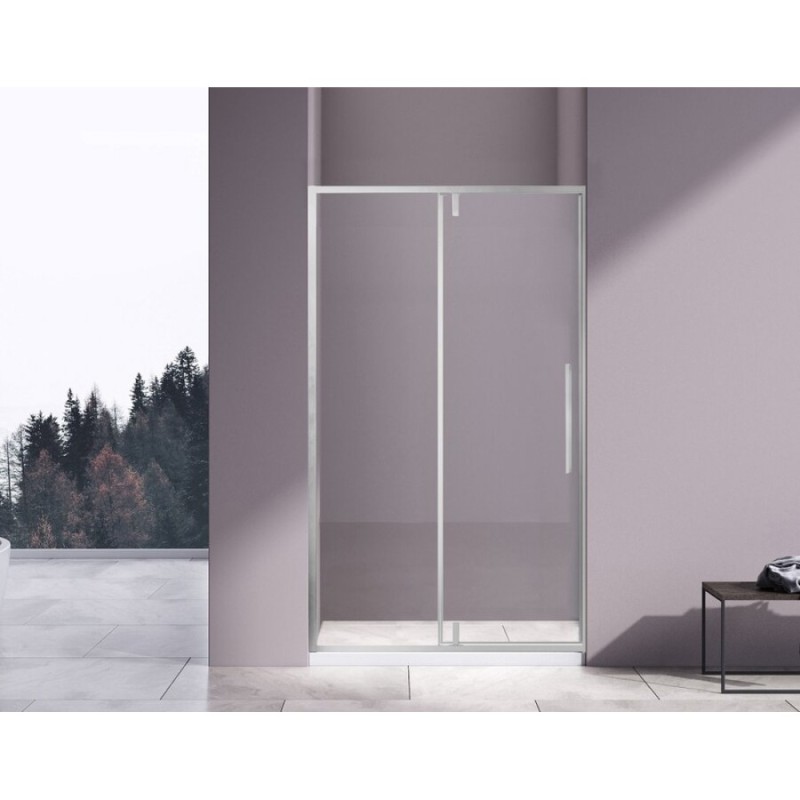 Душевая дверь Vincea Slim-N VDP-4SN110CL, 110 см, распашная, стекло прозрачное, профиль хром