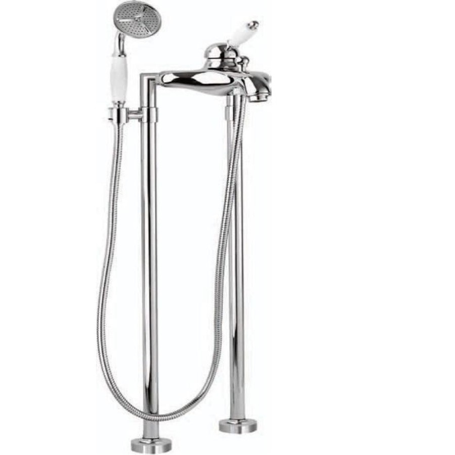 Смеситель Cezares Elite VDPM-01-Bi цвет хром, ручки белые
