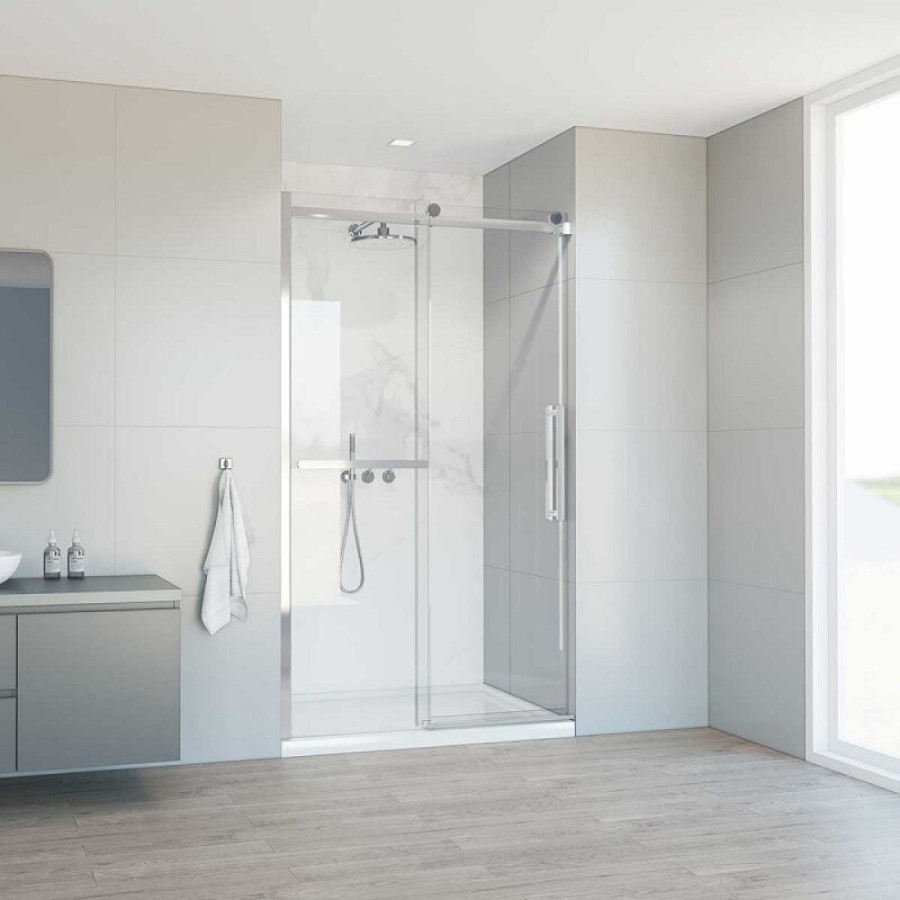 Душевая дверь Vincea Сomo Soft 130 см, стекло прозрачное, профиль хром, VDS-1CS130CL