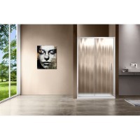 Душевая дверь Vincea Garda VDS-1G110CH, 110 см, раздвижная, стекло шиншилла, хром