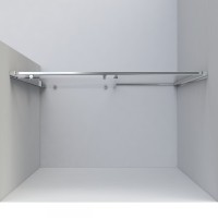 Душевая дверь Vincea Garda VDS-1G 145 см раздвижная, стекло прозрачное, хром, VDS-1G145CL