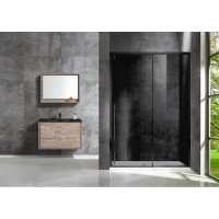 Душевая дверь Vincea Lugano VDS-1L-1 120 см раздвижная, стекло тонированное, черный, VDS-1L120CGB-1