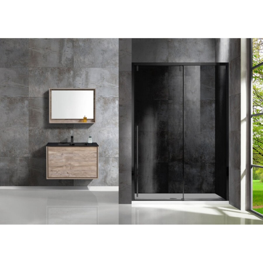 Душевая дверь Vincea Lugano VDS-1L-1 120 см раздвижная, стекло тонированное, черный, VDS-1L120CGB-1