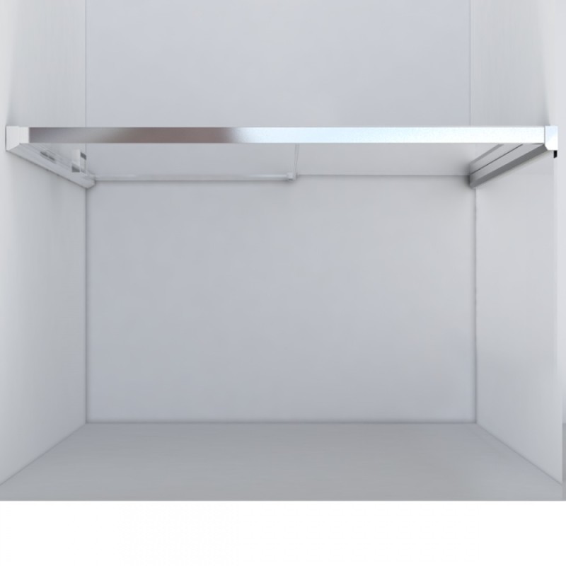 Душевая дверь Vincea Lugano VDS-1L120CL-1, 120 см, раздвижная, стекло прозрачное, хром