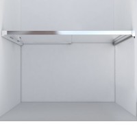 Душевая дверь Vincea Lugano VDS-1L120CLGM-1, 120 см, стекло прозрачное, профиль вороненая сталь, gunmetal