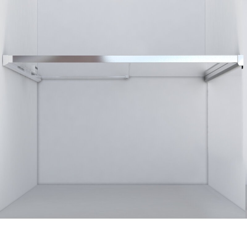 Душевая дверь Vincea Lugano VDS-1L120CLGM-1, 120 см, стекло прозрачное, профиль вороненая сталь, gunmetal