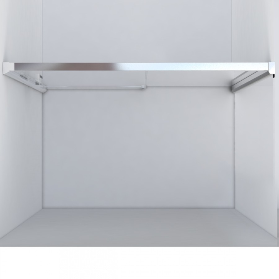 Душевая дверь Vincea Lugano VDS-1L130CL-1, 130 см, раздвижная, стекло прозрачное, хром
