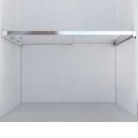 Душевая дверь Vincea Lugano VDS-1L-1 140 см раздвижная, стекло прозрачное, черный, VDS-1L140CLB-1