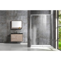Душевая дверь Vincea Lugano VDS-1L-1 150 см раздвижная, стекло прозрачное, хром, VDS-1L150CL-1