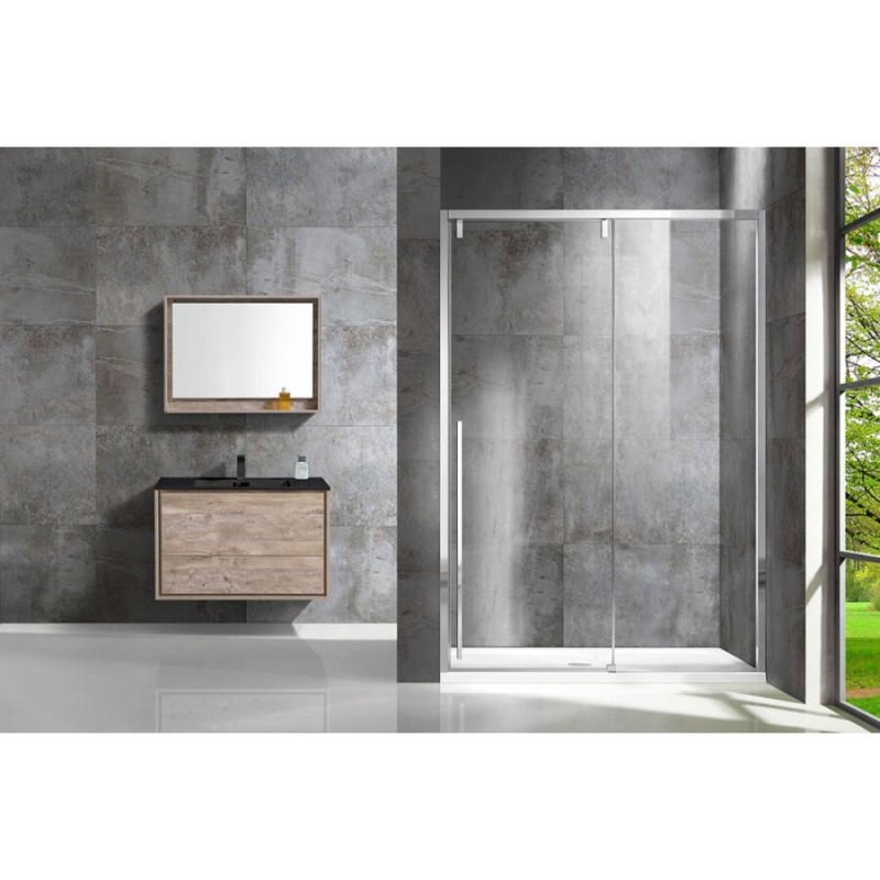 Душевая дверь Vincea Lugano VDS-1L-1 150 см раздвижная, стекло прозрачное, хром, VDS-1L150CL-1