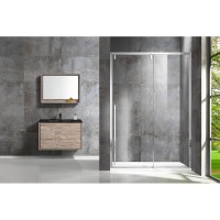 Душевая дверь Vincea Lugano VDS-1L-1 160 см раздвижная, стекло прозрачное, хром, VDS-1L160CL-1