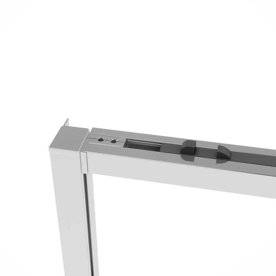 Душевая дверь Vincea Slim Soft, 100 см, стекло прозрачное, профиль хром, VDS-1SS100CL