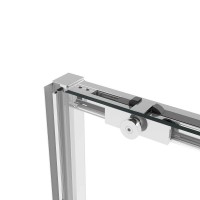 Душевая дверь Vincea Slim Soft, 100 см, стекло прозрачное, профиль хром, VDS-1SS100CL