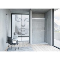 Душевая дверь Vincea Slim Soft, 100 см, стекло прозрачное, профиль хром, VDS-1SS100CL