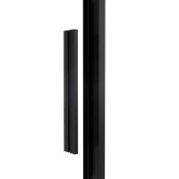 Душевая дверь Vincea Slim Soft, 110 см, раздвижная, стекло прозрачное, профиль черный, VDS-1SS110CLB