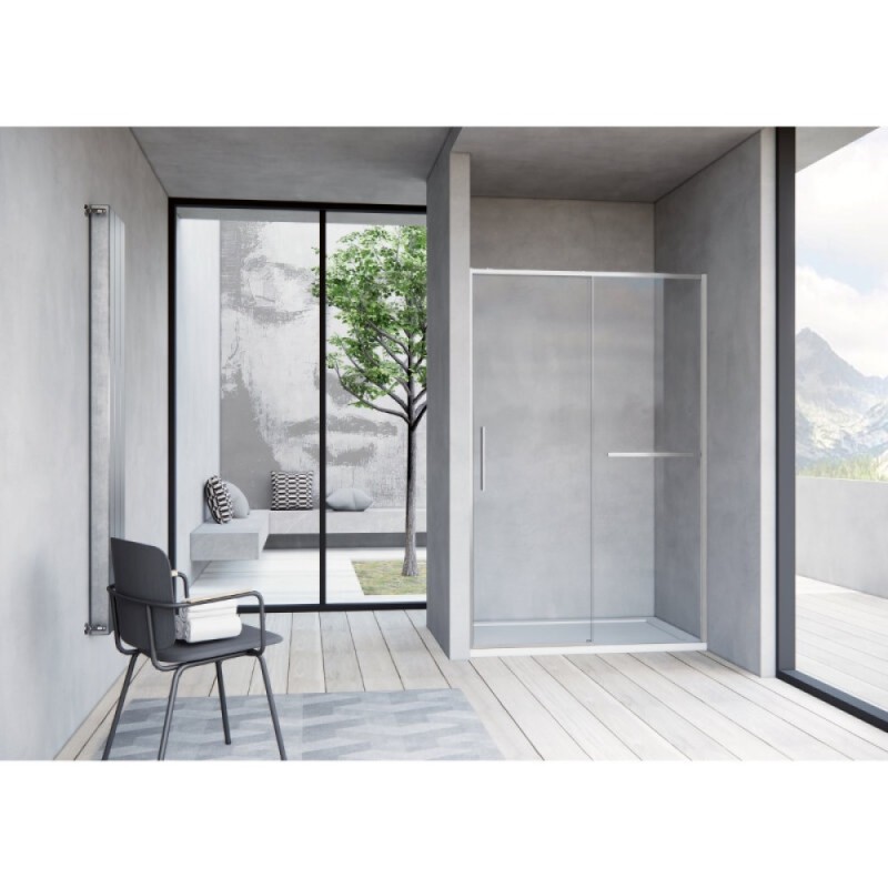 Душевая дверь Vincea Slim Soft VDS-1SS120CLBN, 120 см, стекло прозрачное, профиль брашированный никель