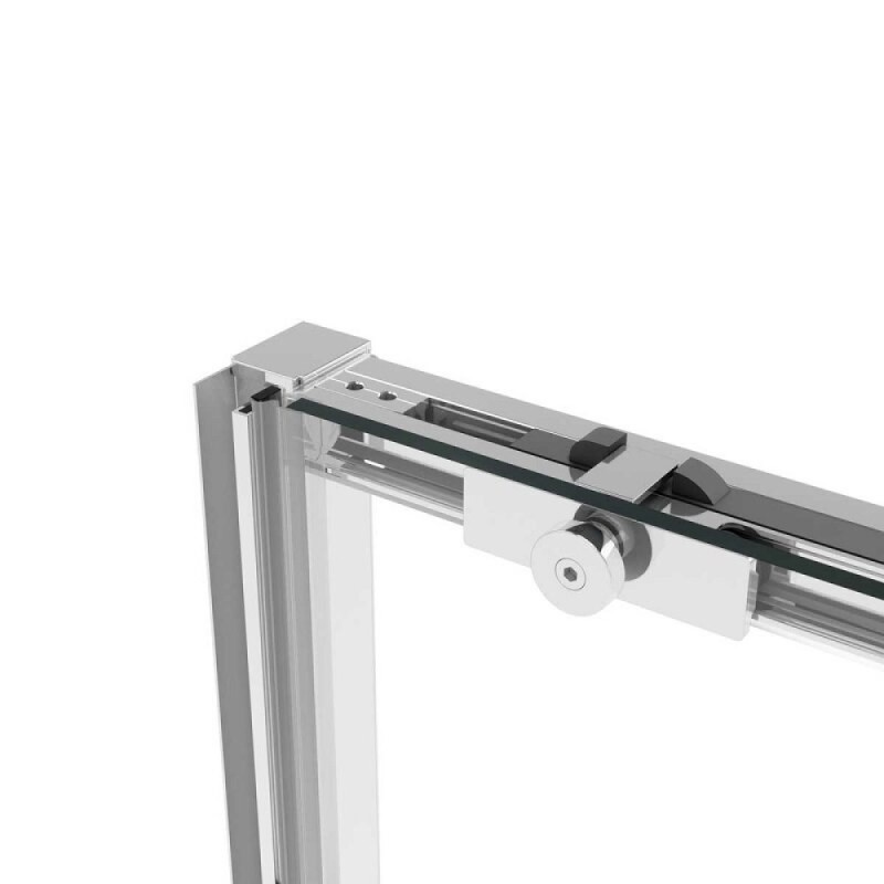 Душевая дверь Vincea Slim Soft 150 см, стекло прозрачное, хром, VDS-1SS150CL