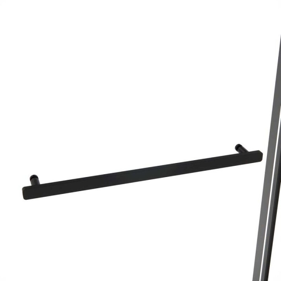 Душевая дверь Vincea Slim Soft 150 см, стекло прозрачное, черный, VDS-1SS150CLB