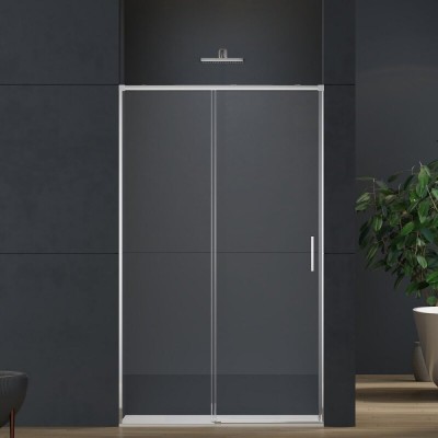 Душевая дверь Vincea Soft VDS-3SO2120CL, 120 см, раздвижная, стекло прозрачное, профиль хром