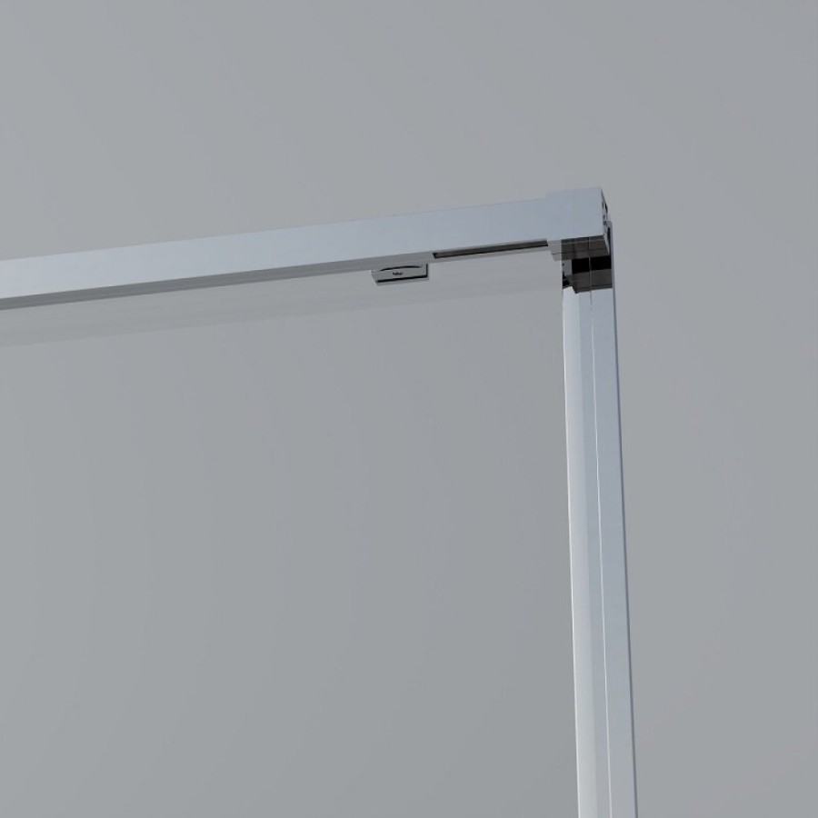 Душевая дверь Vincea Soft VDS-3SO2140CL, 140 см, раздвижная, стекло прозрачное, профиль хром