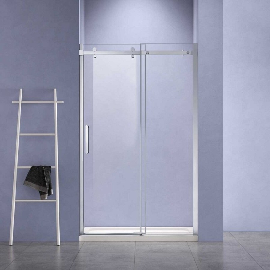 Душевая дверь Vincea Сomo-N 140 см, стекло прозрачное, профиль хром, VDS-4CN140CL
