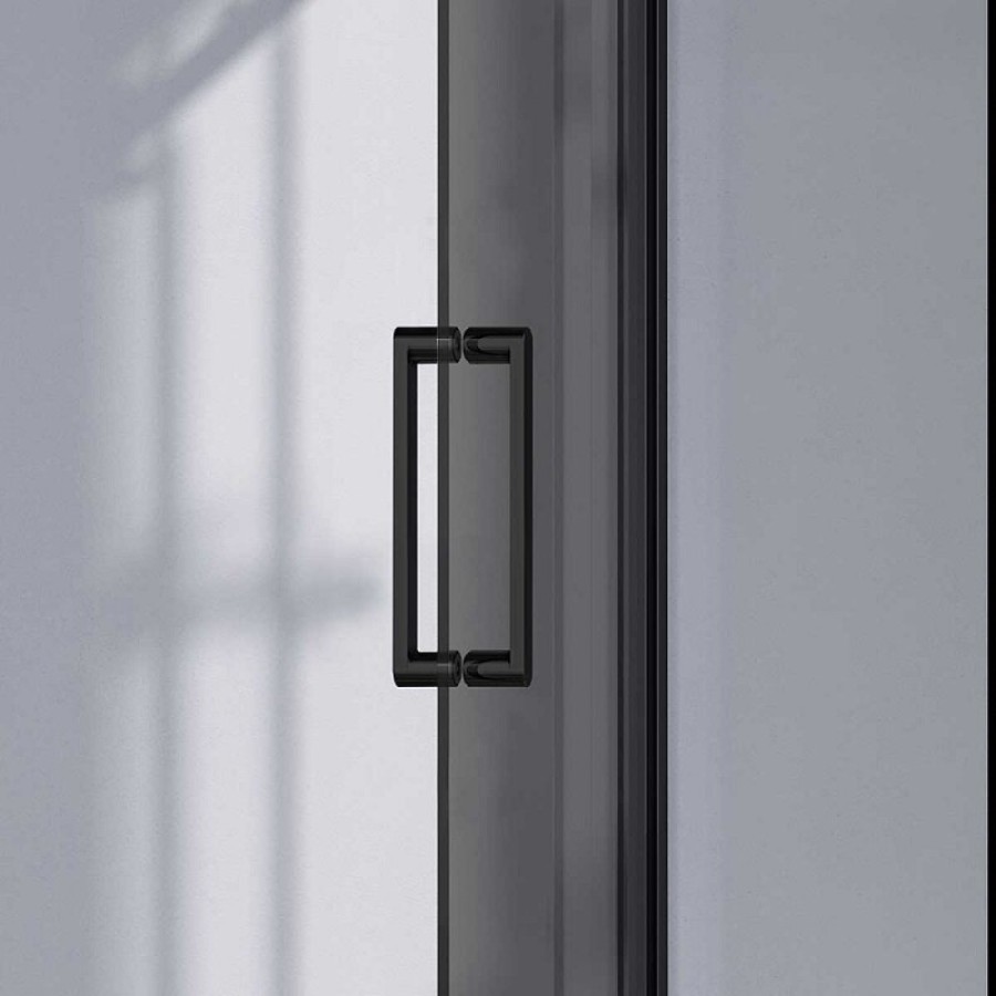 Душевая дверь в нишу Vincea Сomo-N VDS-4CN150CGB, 150 см, стекло тонированное, профиль черный