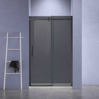 Душевая дверь в нишу Vincea Сomo-N VDS-4CN160CGB, 160 см, стекло тонированное, профиль черный