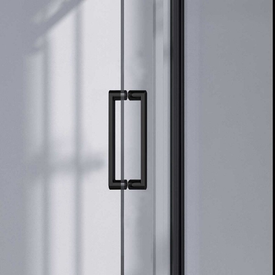 Душевая дверь Vincea Como-N VDS-4CN160CLB, 160 см, стекло прозрачное, профиль черный
