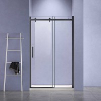 Душевая дверь Vincea Como-N VDS-4CN160CLB, 160 см, стекло прозрачное, профиль черный