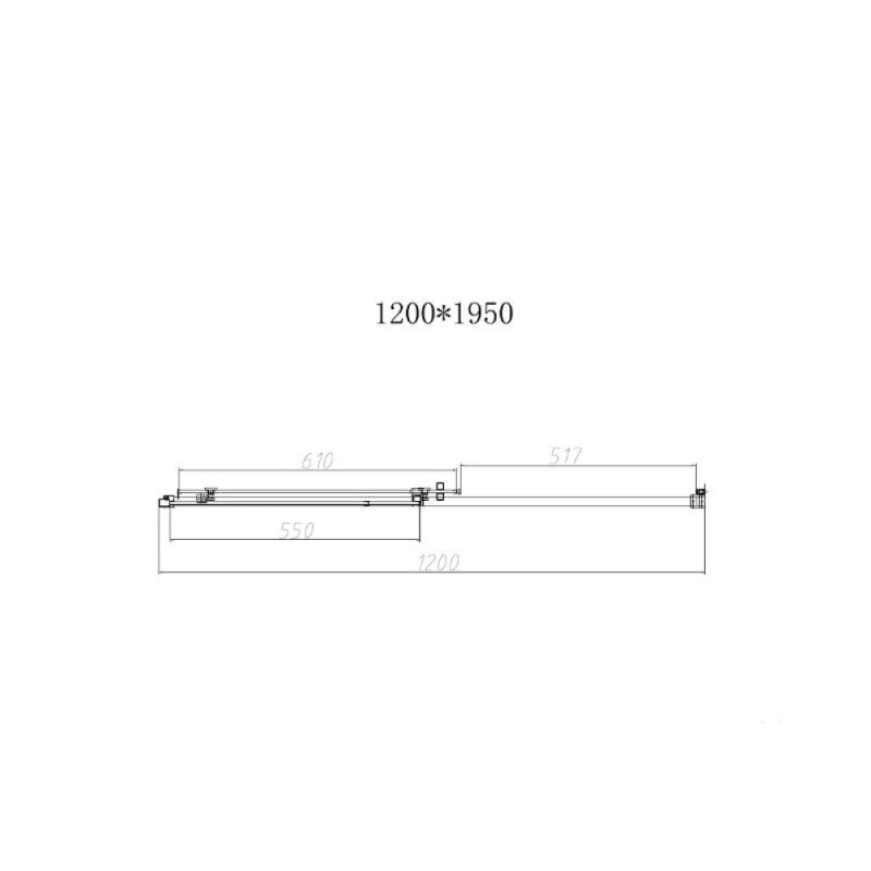 Душевая дверь Vincea Slim-N VDS-4SN120CLGM, 120 см, стекло прозрачное, профиль вороненая сталь, gunmetal