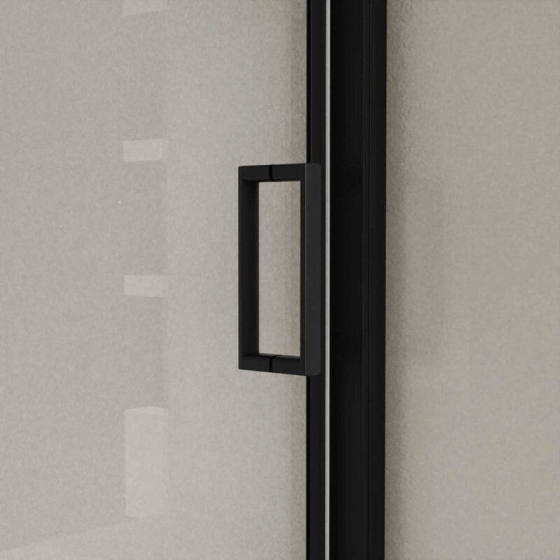 Душевая дверь Vincea City VDS-5CT140CLB, 140 см, стекло прозрачное, профиль черный
