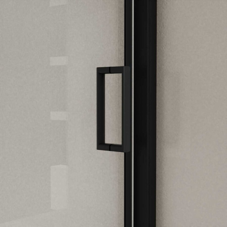 Душевая дверь Vincea City VDS-5CT140CLB, 140 см, стекло прозрачное, профиль черный