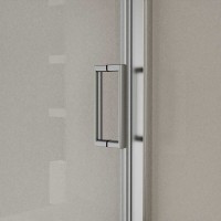 Душевая дверь Vincea City VDS-5CT150CL, 150 см, стекло прозрачное, профиль хром