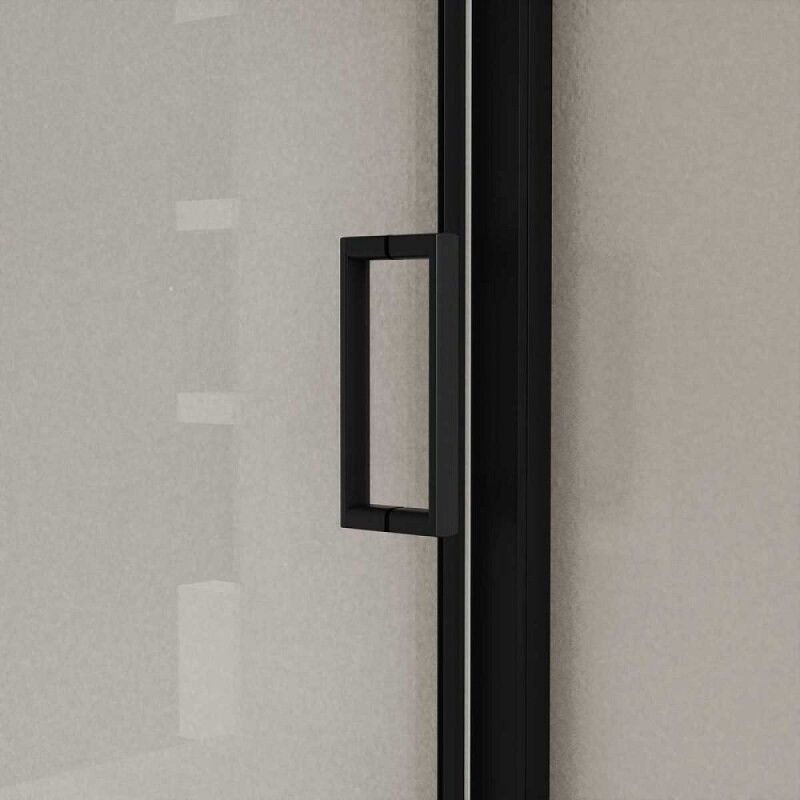 Душевая дверь Vincea City VDS-5CT150CLB, 150 см, стекло прозрачное, профиль черный