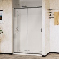 Душевая дверь Vincea City VDS-5CT150CLGM, 150 см, стекло прозрачное, профиль вороненая сталь