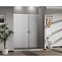 Душевая дверь Сити (City) VDS-5CT2170MT, 1700, хром, стекло текстурное