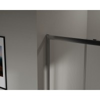 Душевая дверь Сити (City) VDS-5CT2170MT, 1700, хром, стекло текстурное