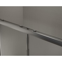 Душевая дверь Сити (City) VDS-5CT2170MT, 1700, хром, стекло текстурное