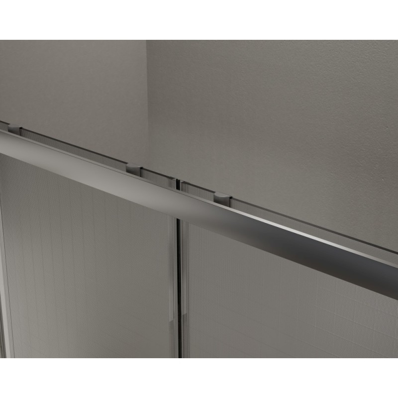 Душевая дверь Сити (City) VDS-5CT2170MT, 1700, хром, стекло текстурное