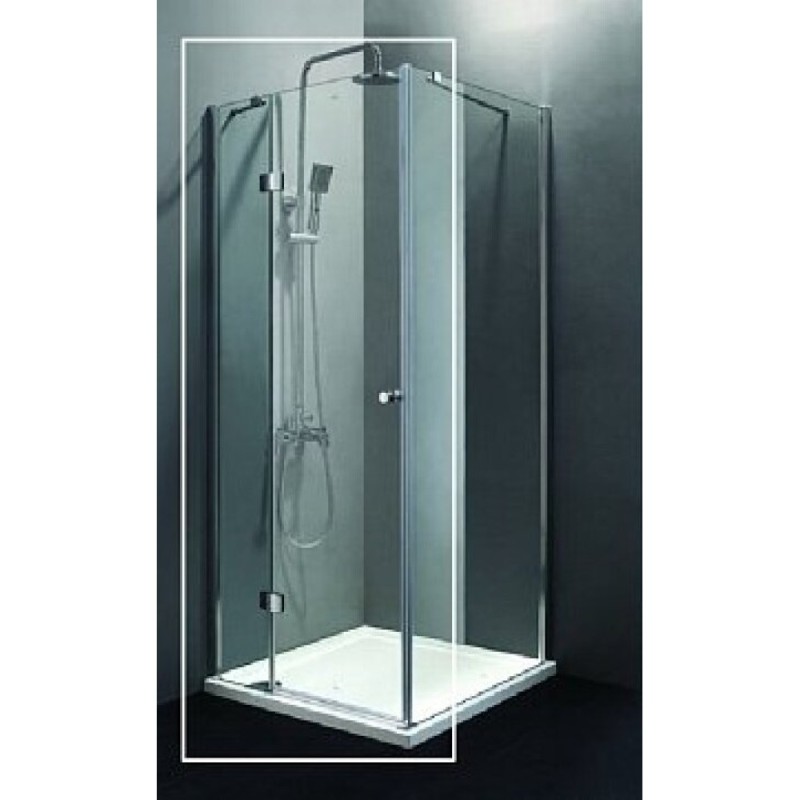 Душевая дверь Cezares Verona-W-60/30-C-Cr, 90 см, стекло прозрачное, профиль хром